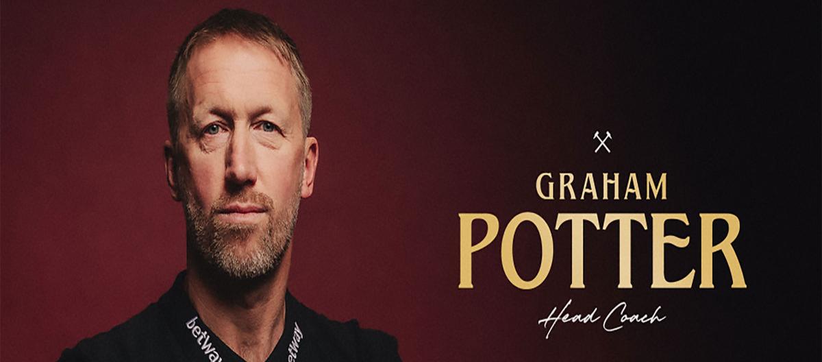 West Ham United officially appointed former Chelsea head coach Graham Potter as its new head coach..
