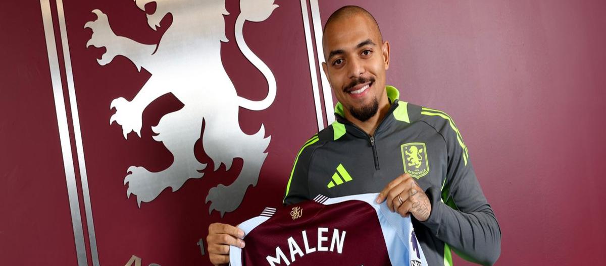 Aston Villa officially announce the signing of Netherlands international forward Donyell Malen from Borussia Dortmund..