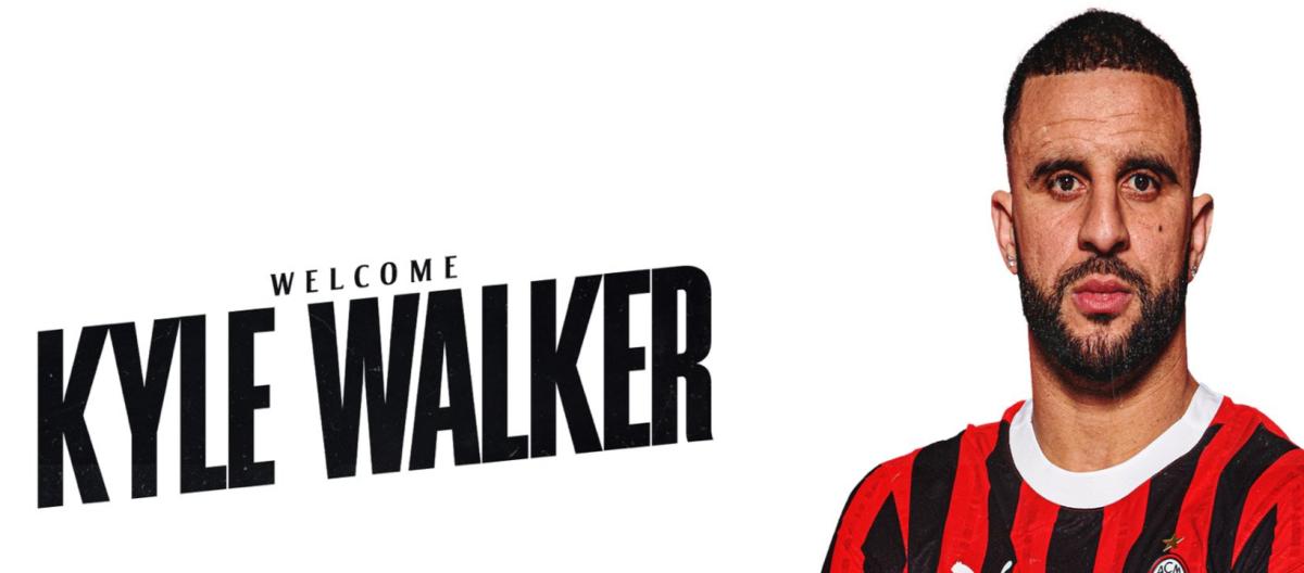 AC Milan defender Kyle Walker joins on loan with buyout clause