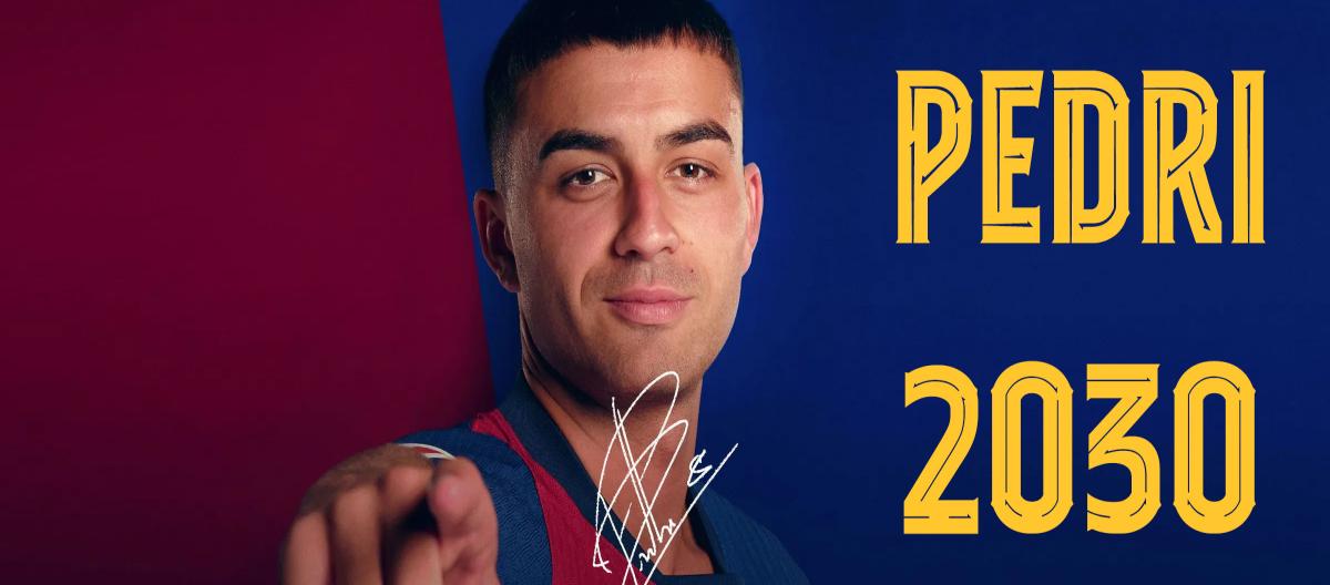 Barcelona completes contract extension with midfield wonderkid Pedri..