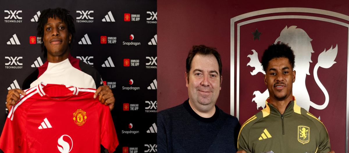 Manchester United official: Dolger joins from Lecce, Rashford joins Villa on loan