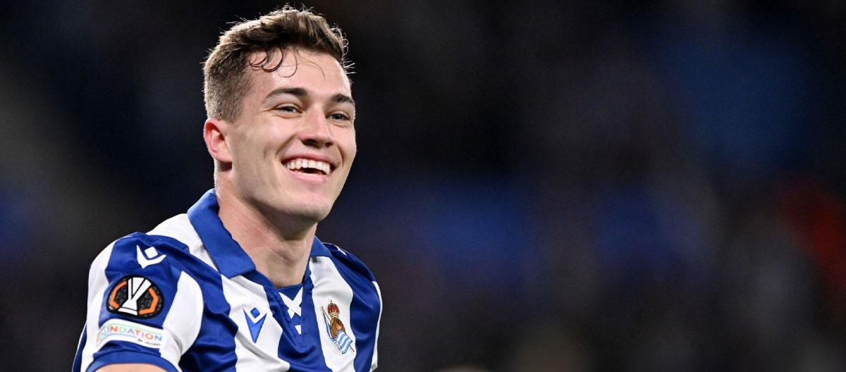 ◤UEFA Europa League◢ Luka Sučić scores twice as Real Sociedad thrashed 10-men Midtjylland 5-2..