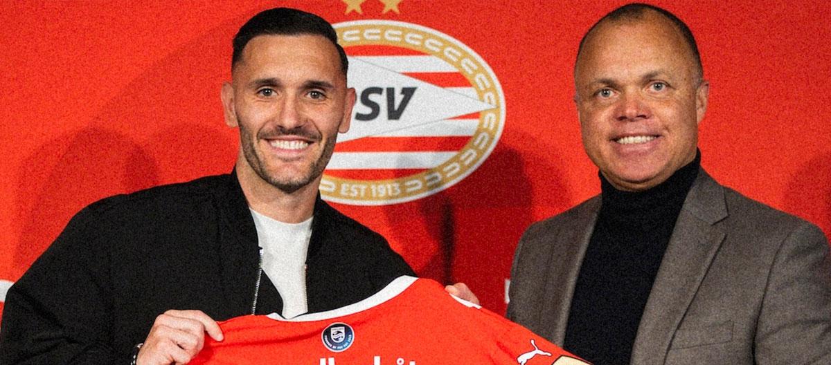 Former Arsenal Spanish forward Lucas Perez joins PSV Eindhoven on a free transfer..