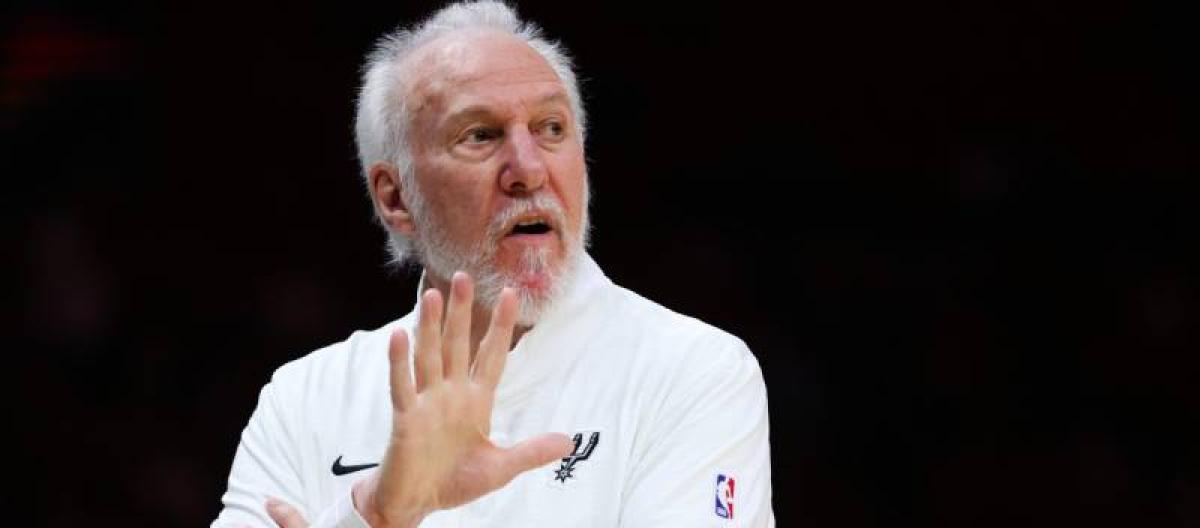 San Antonio Spurs coach Gregg Popovich announces he will not return this season