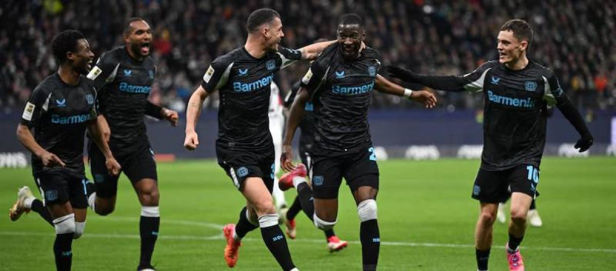 Bundesliga - Leverkusen opened fire in the first half to beat Frankfurt 4-1