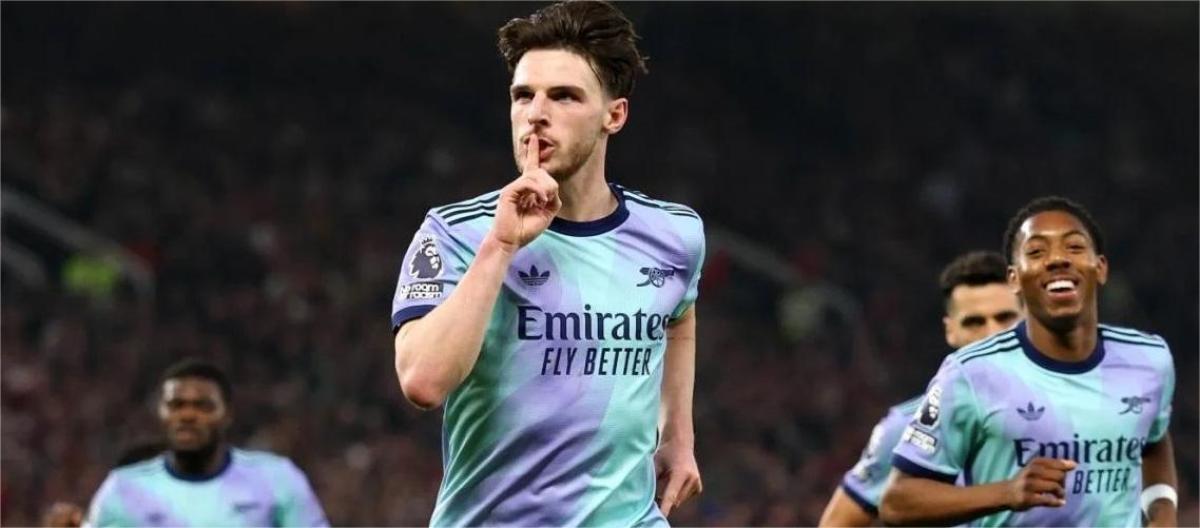 Rice helped Arsenal draw with Manchester United: Scoring for this club is always special