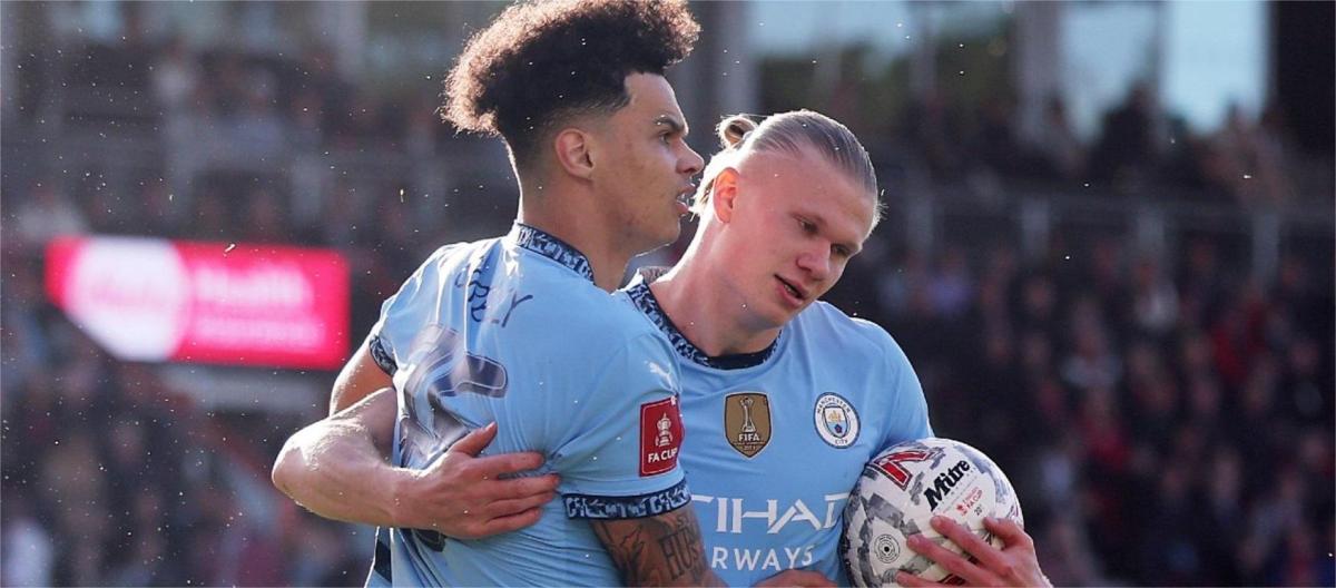 FA Cup-Haaland scored as Manchester City beat Bournemouth 2-1