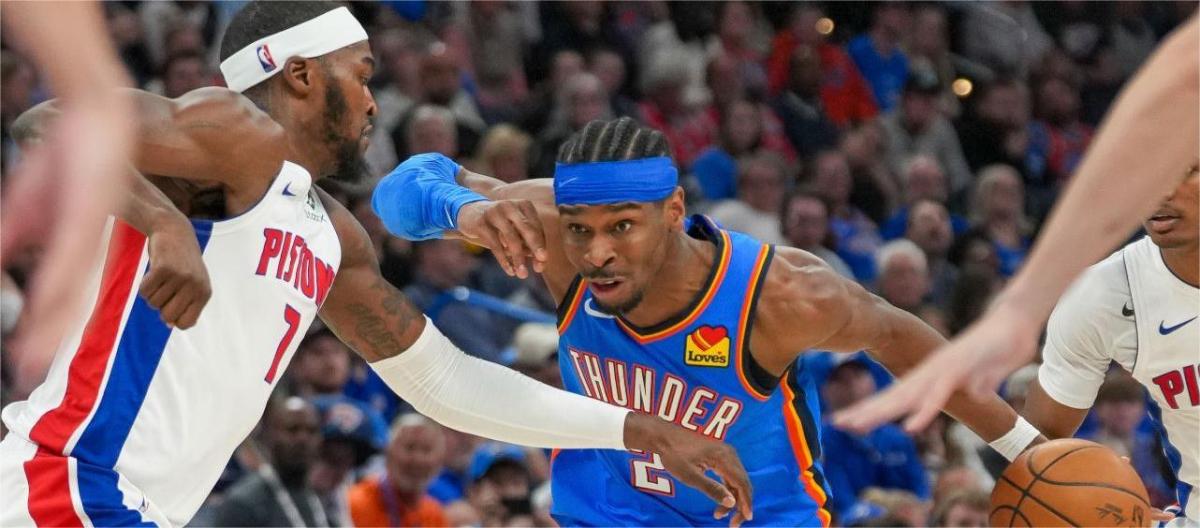 Gilgeous-Alexander scores 33 as Oklahoma City Thunder beat Detroit Pistons 119-103
