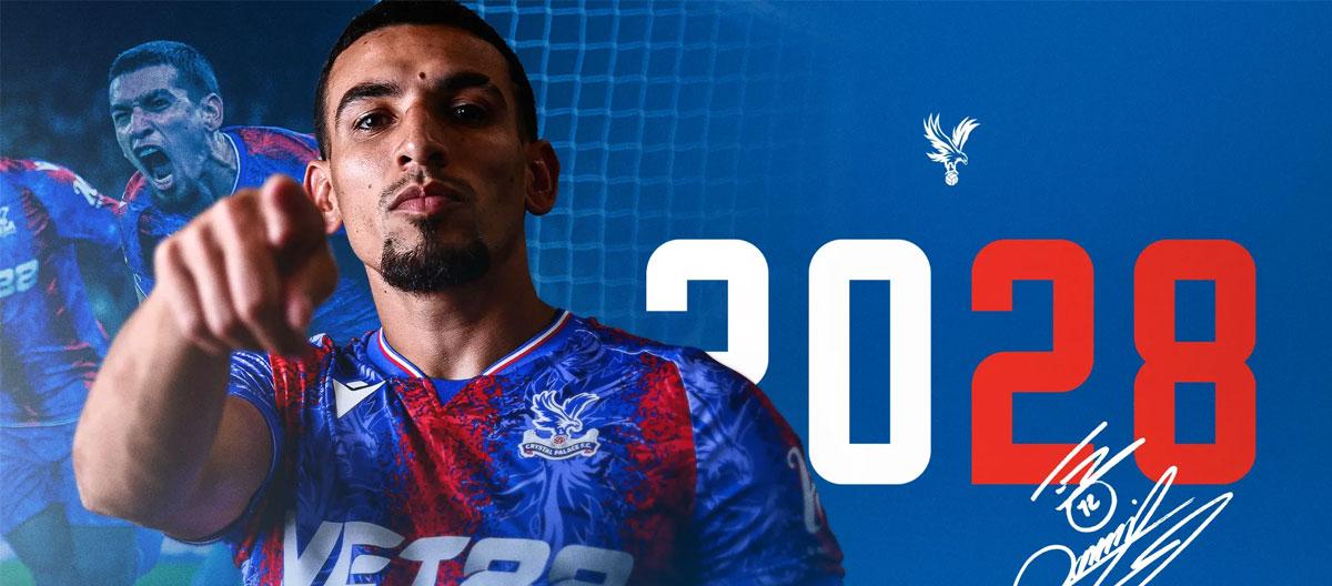 Crystal Palace completes contract extension with Colombia international defender Daniel Muñoz..