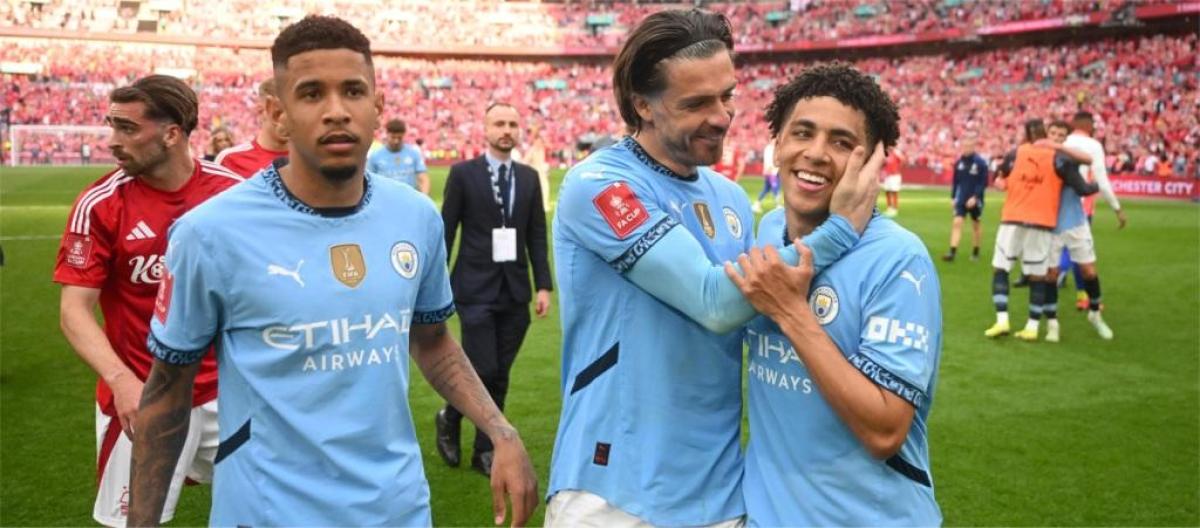FA Cup - Rico Lewis scores as Manchester City beat Nottingham Forest 2-0