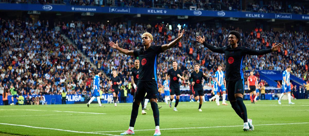 Barcelona beat Espanyol 2-0 to clinch La Liga title