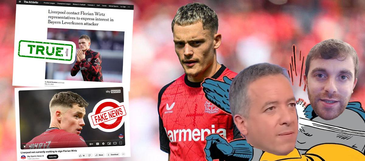 愣是要否认利物浦接洽过维尔茨，罗马诺怒斥同事卡维·索雷科尔..