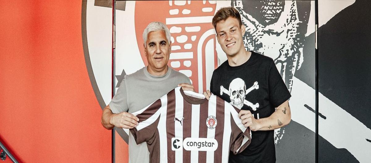St. Pauli officially announced that it has completed the contract extension with 24-year-old center David Nemeth, the contract period is unknown