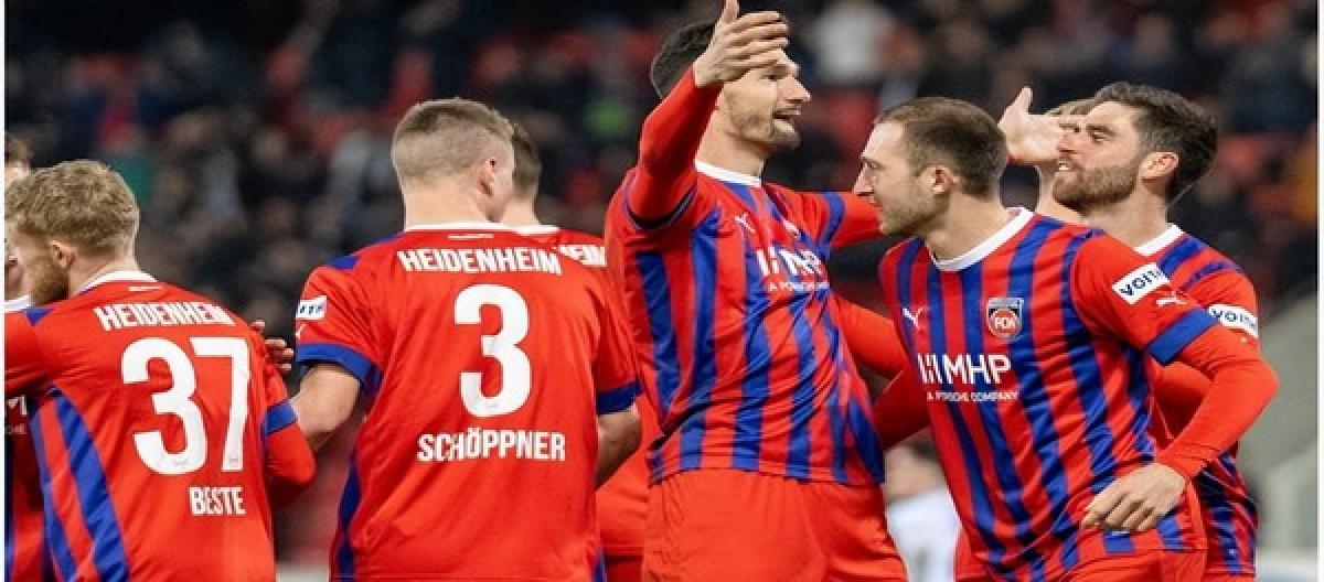 Heidenheim drew 2-2 with Elfsberg at home in the first leg of the Bundesliga promotion and relegation play-offs