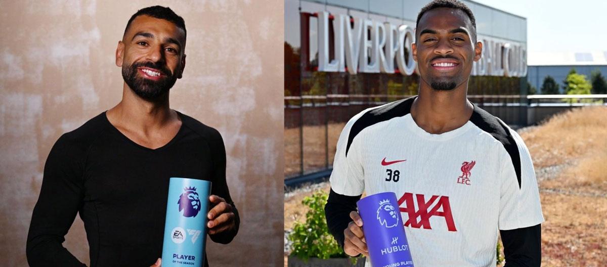 Liverpool duo Mohamed Salah and Ryan Gravenberch officially named as Premier League Premier League Player of the Season / Premier League Young Player of the Season respectively..