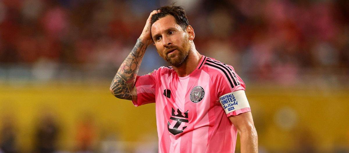 ◤FIFA Club World Cup◢ Leo Messi misses free kick and hits the crossbar as Inter Miami fell to a shock dull 0-0 draw against Al Ahly..