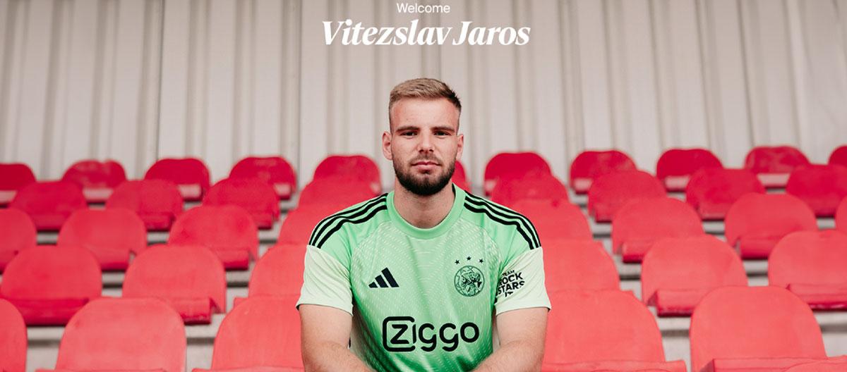 Liverpool's Czech international goalkeeper Vítězslav Jaroš joins Ajax on-loan..