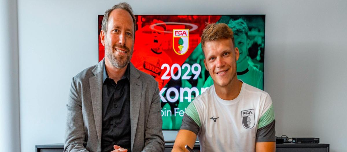 官方：艾禾斯堡队长罗宾·费尔豪尔正式加盟奥格斯堡，合约为期4年