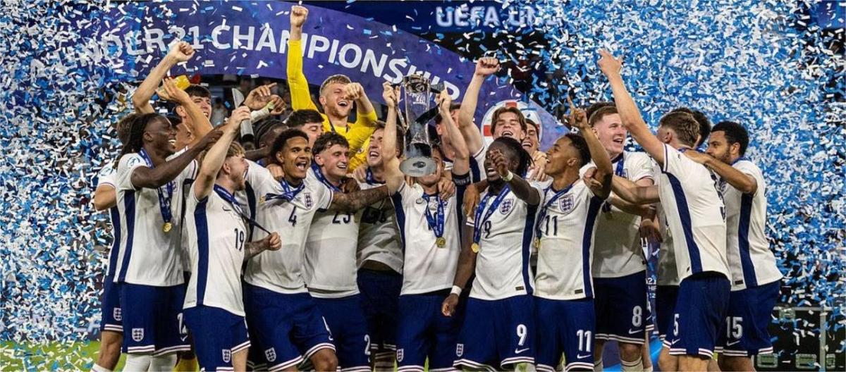 欧洲U21足球锦标赛——3比2战胜德国　英格兰夺下冠军