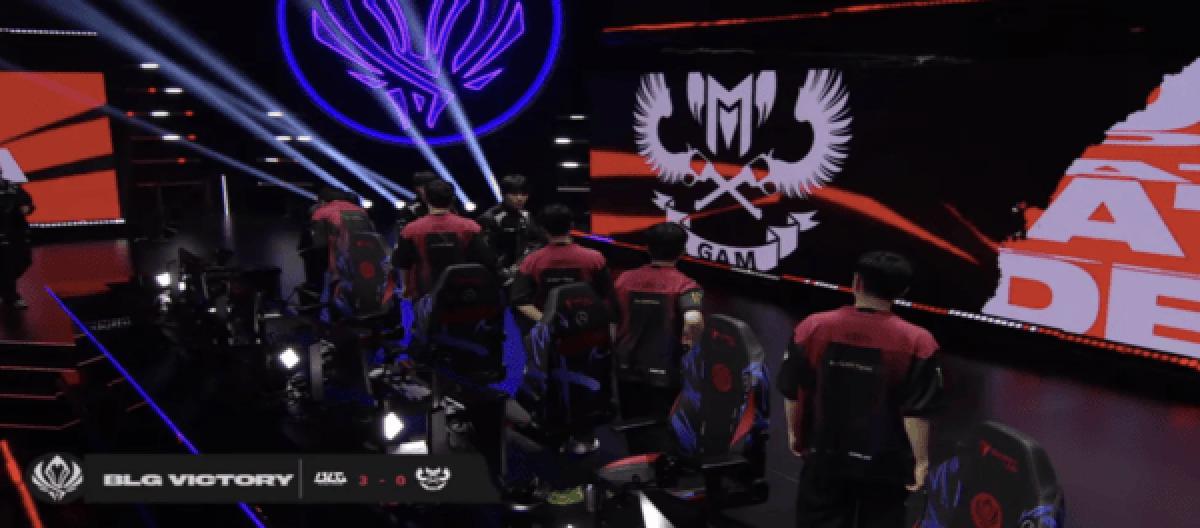 BLG made a strong attack and swept GAM 3-0 and advanced to the winner group to face G2