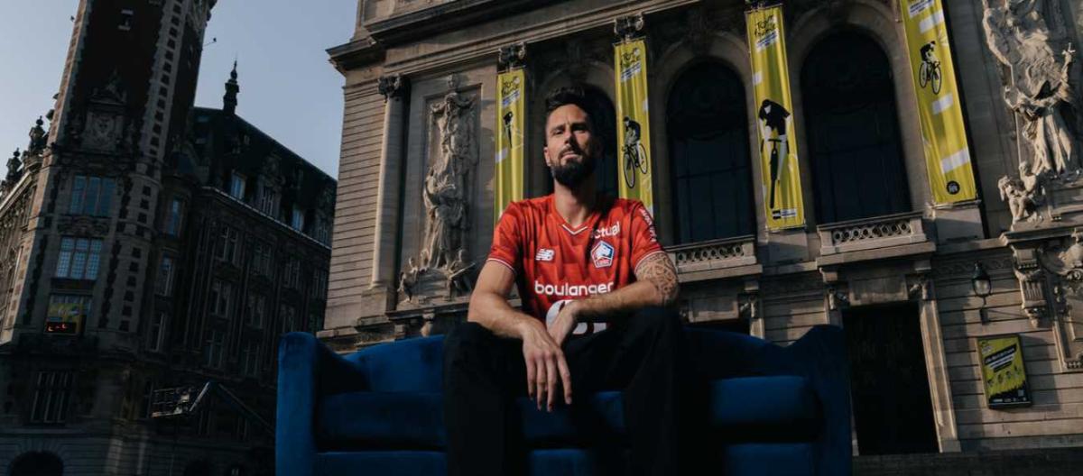Official: Giroud joins Lille as a free agent and will wear the No. 9 jersey