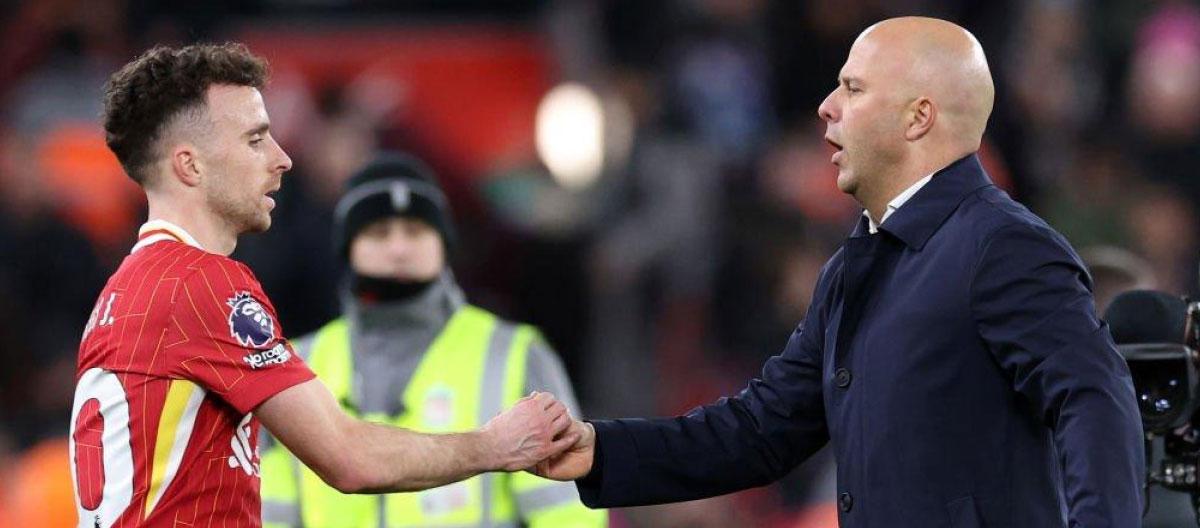 Arne Slot pays tribute to Diogo Jota by praising the player "has the essence of what a Liverpool player should be"..