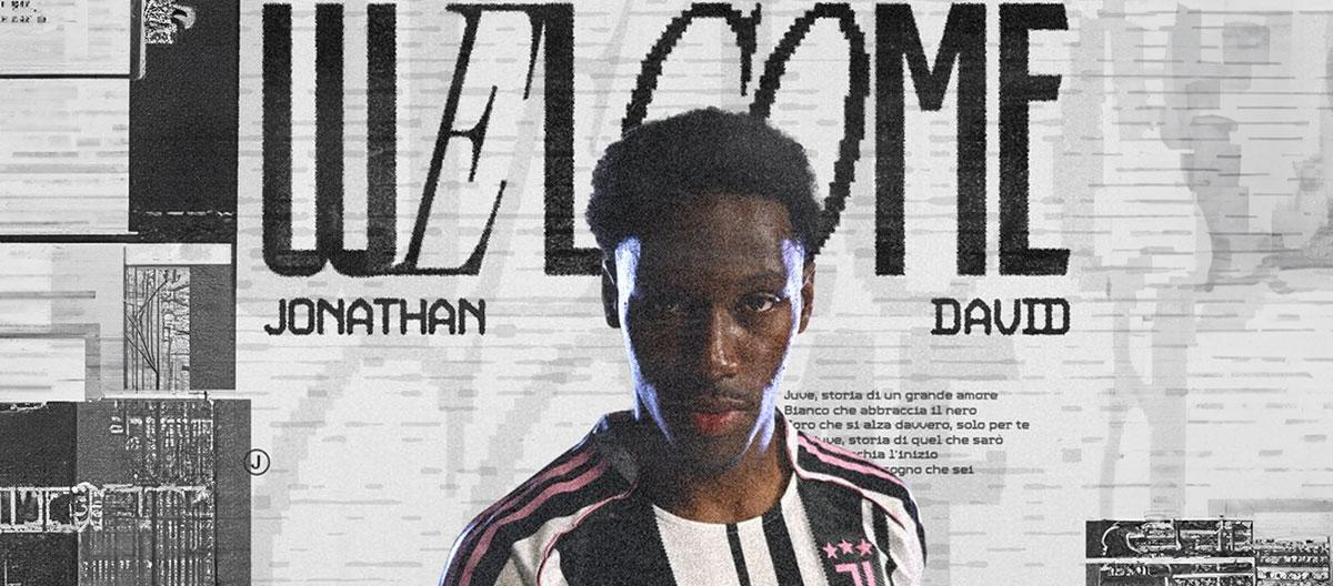 里尔的加拿大国脚中锋乔纳森·大卫以自由转会的方式加盟尤文图斯。