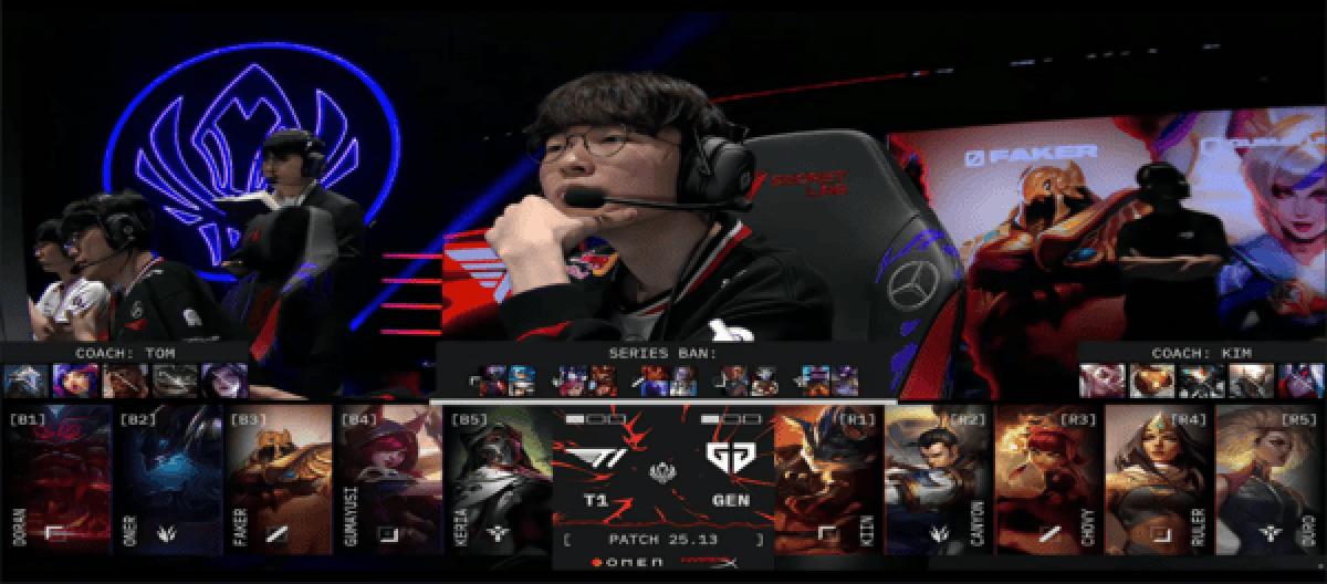 The peak showdown ends! GEN beats T1 3-2 to win the MSI title again
