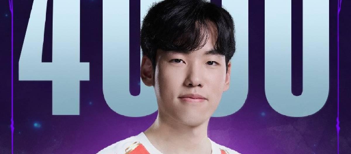 Hang achieved the 4,000th assist milestone in his LPL career