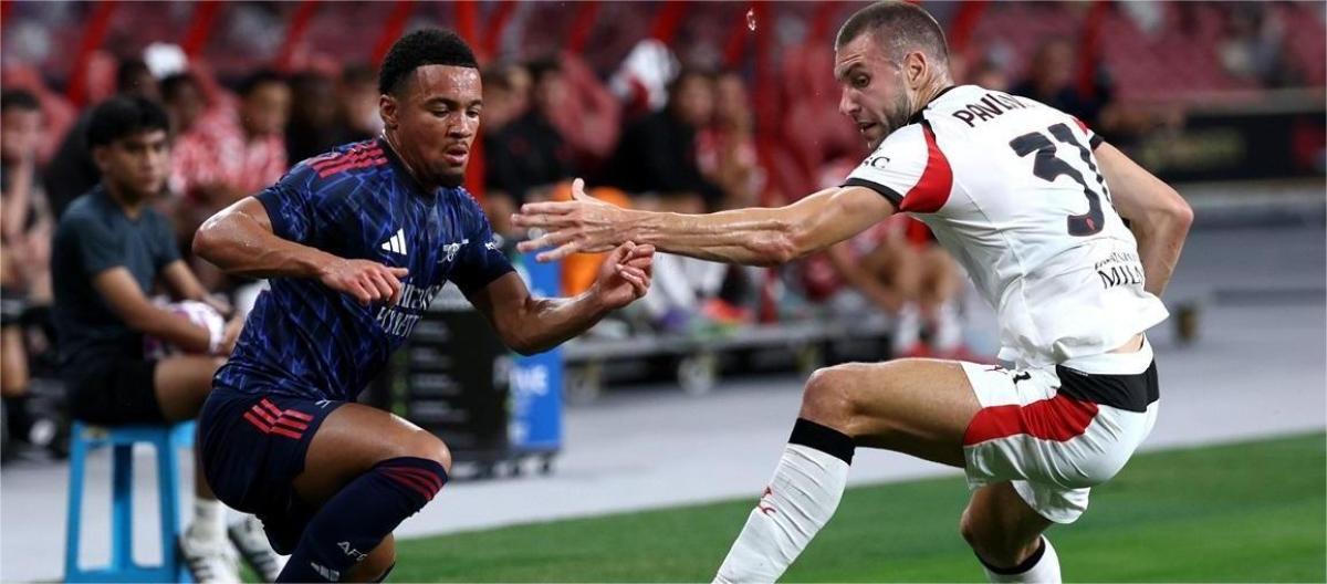 Friendly match-Saka scored as Arsenal beat AC Milan 1-0