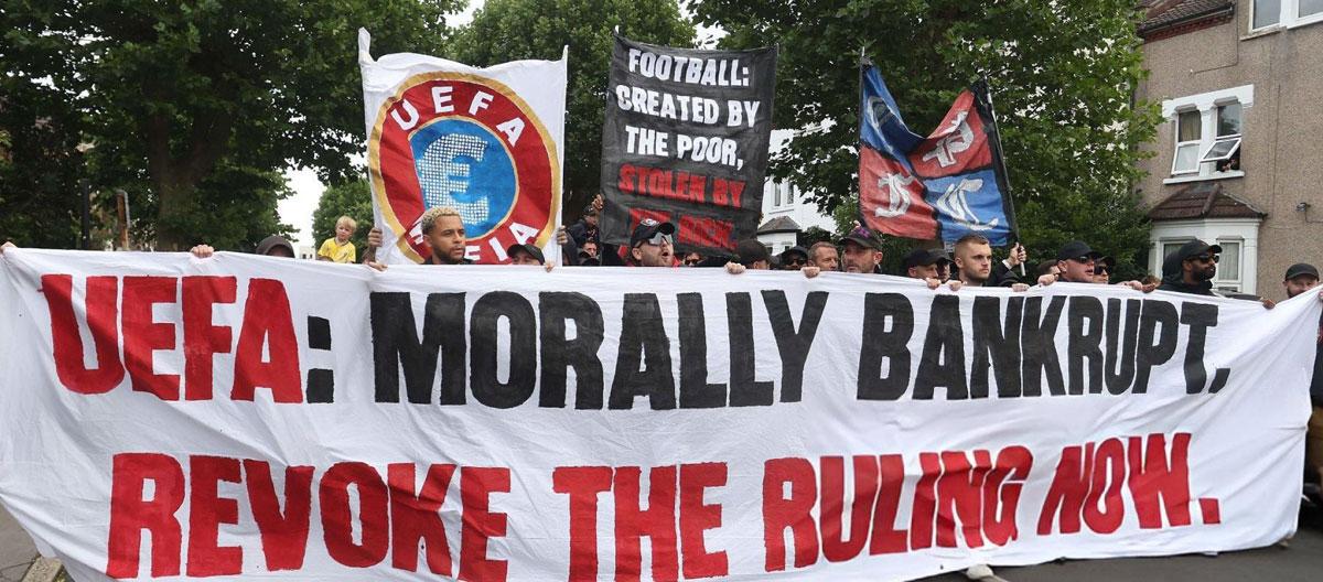 水晶宫正式向国际体育仲裁庭上诉遭欧足联贬至欧协联的判决..