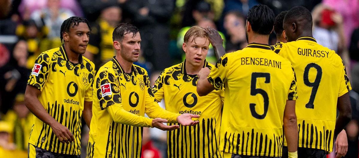 ◤Pre-season friendly◢ Serhou Guirassy slams in penalty as Borussia Dortmund secured a narrow 3-2 victory over Lille..
