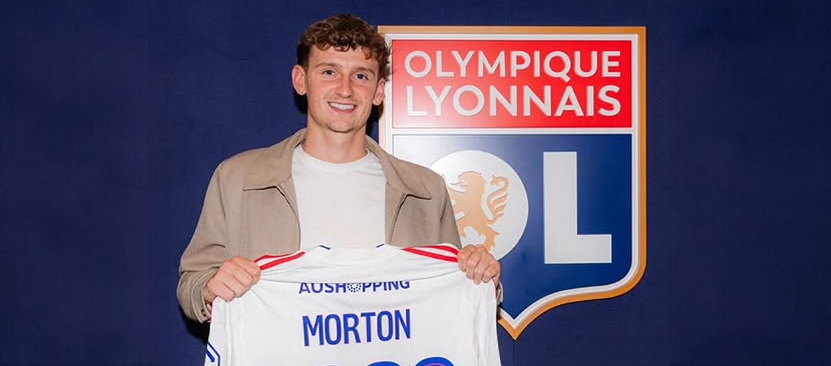 Lyon officially announce the signing of Liverpool's England U21s international midfielder Tyler Morton..