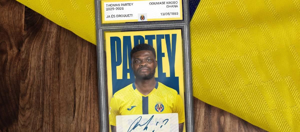 Villarreal announce signing of Thomas Partey