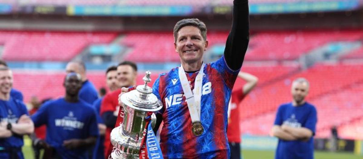 Crystal Palace won the Community Shield and coach Glasner gave a passionate speech after the game