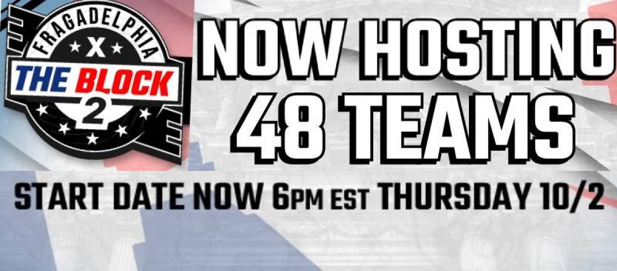 Fragadelphia x The Block 2扩军至48队　费城《CS2》盛会提前开战