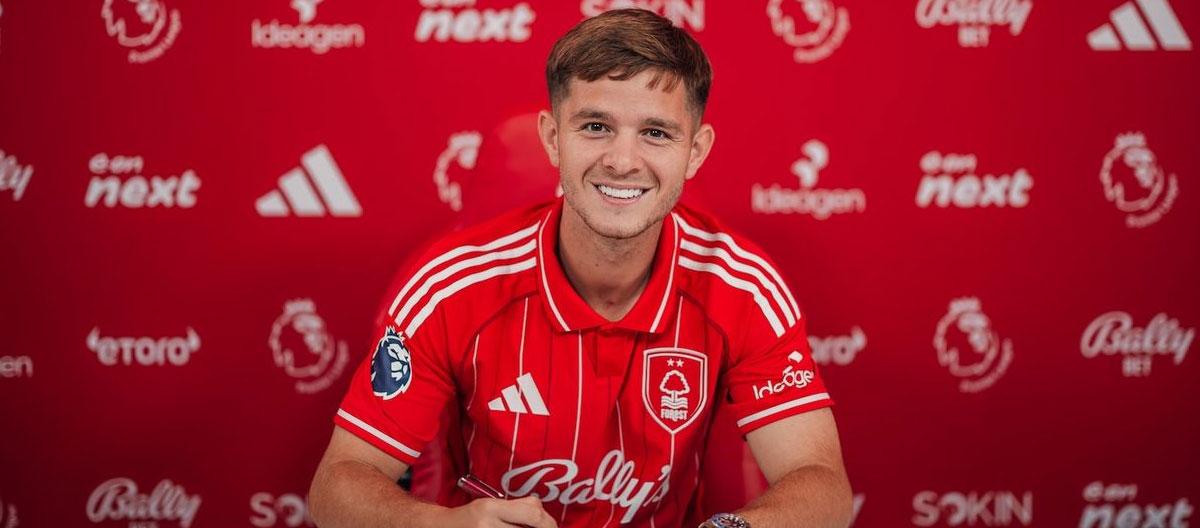 诺丁汉森林官宣从曼城签下攻击型中场妖星詹姆斯·麦卡蒂..