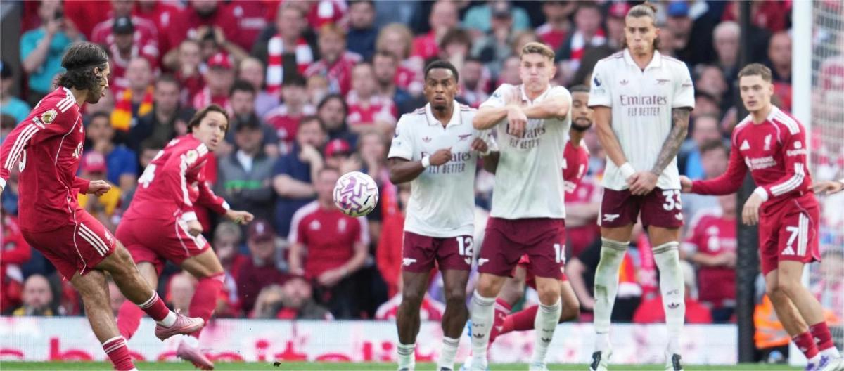 Szoboszlai helped Liverpool win the game. Gravenberch: This free kick was amazing.