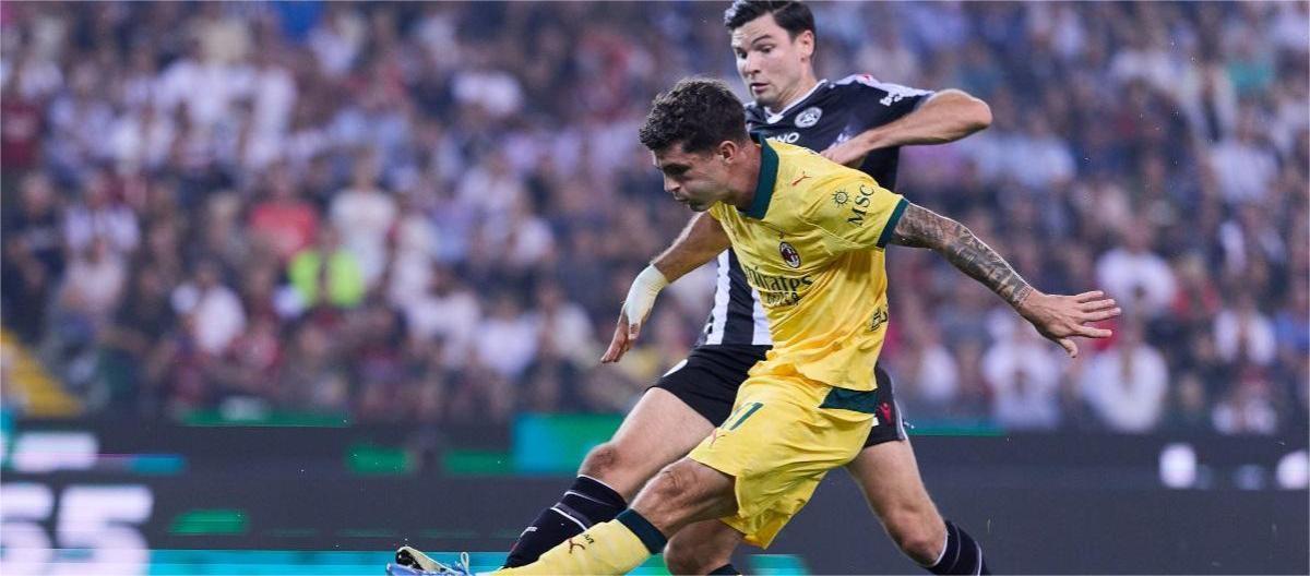 Serie A – Pulisic scores twice as AC Milan defeats Udinese 3-0