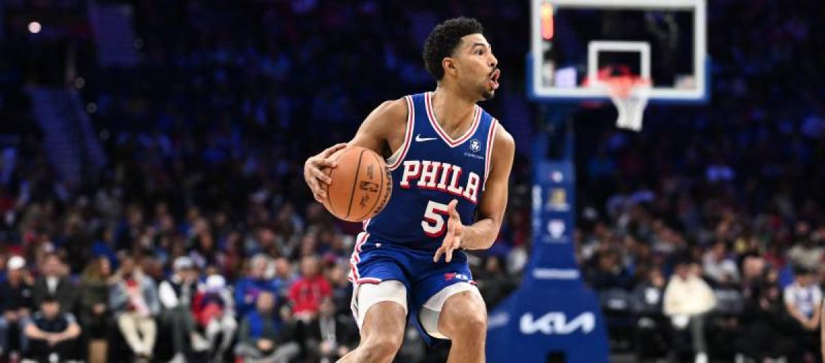 Grimes' efficient performance earned recognition from the Philadelphia 76ers, who officially announced his contract extension.