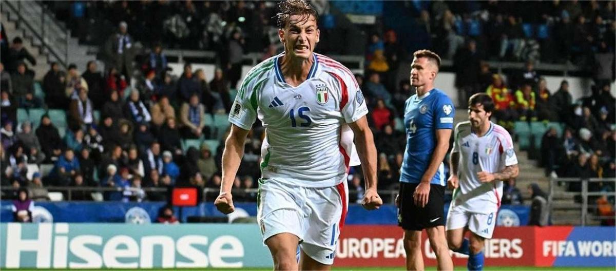 World Cup Qualifiers - Keane scores as Italy defeats Estonia 3-1