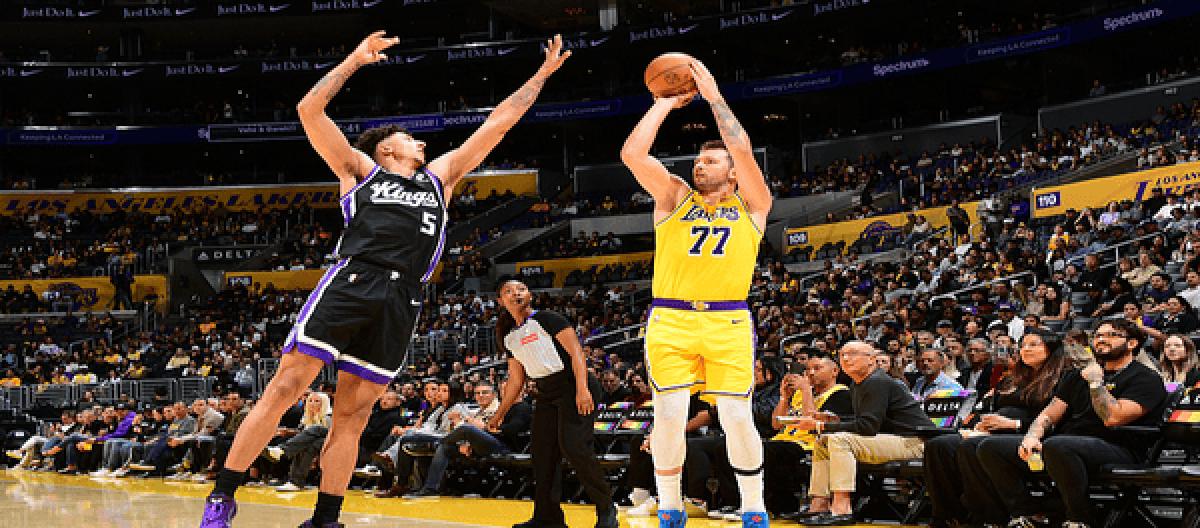 Doncic scored 31 points and 9 rebounds, but the Lakers lost to the Kings 116-117.