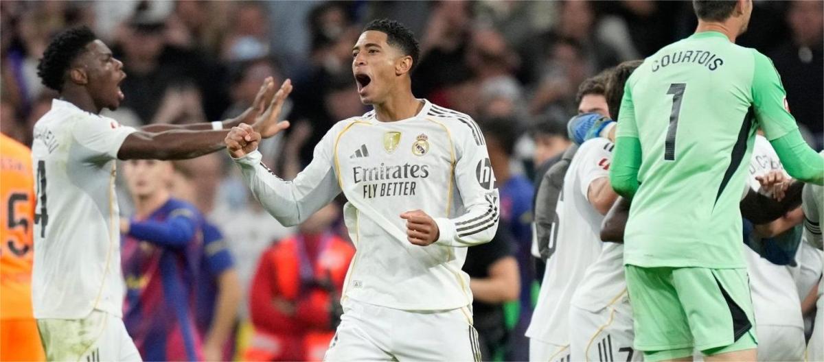 皇马击败巴塞罗那　贝林厄姆：我们所有人都付出了巨大努力