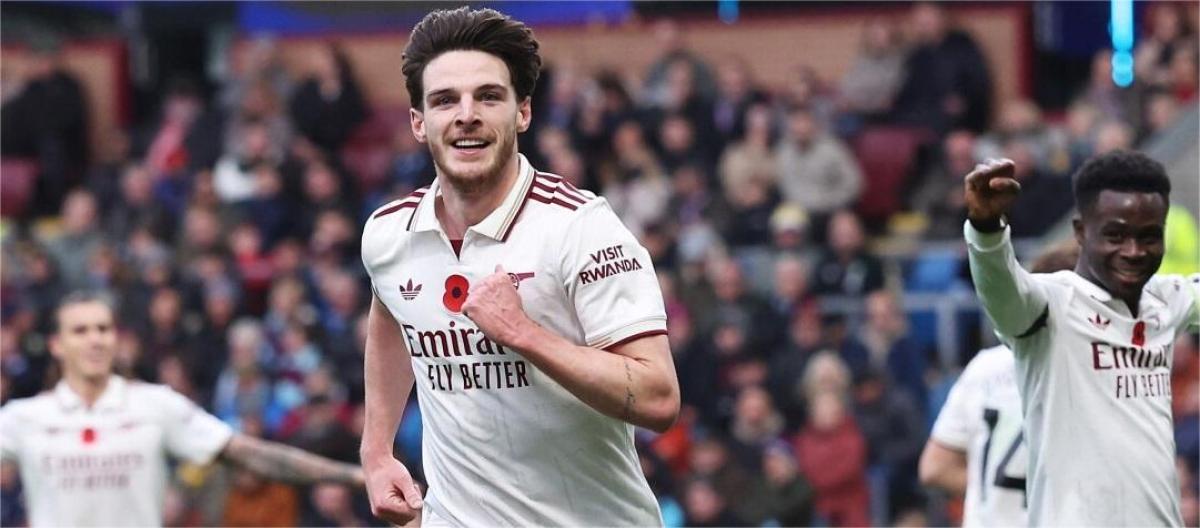 英超联赛——赖斯破门　阿申纳2比0战胜伯恩利