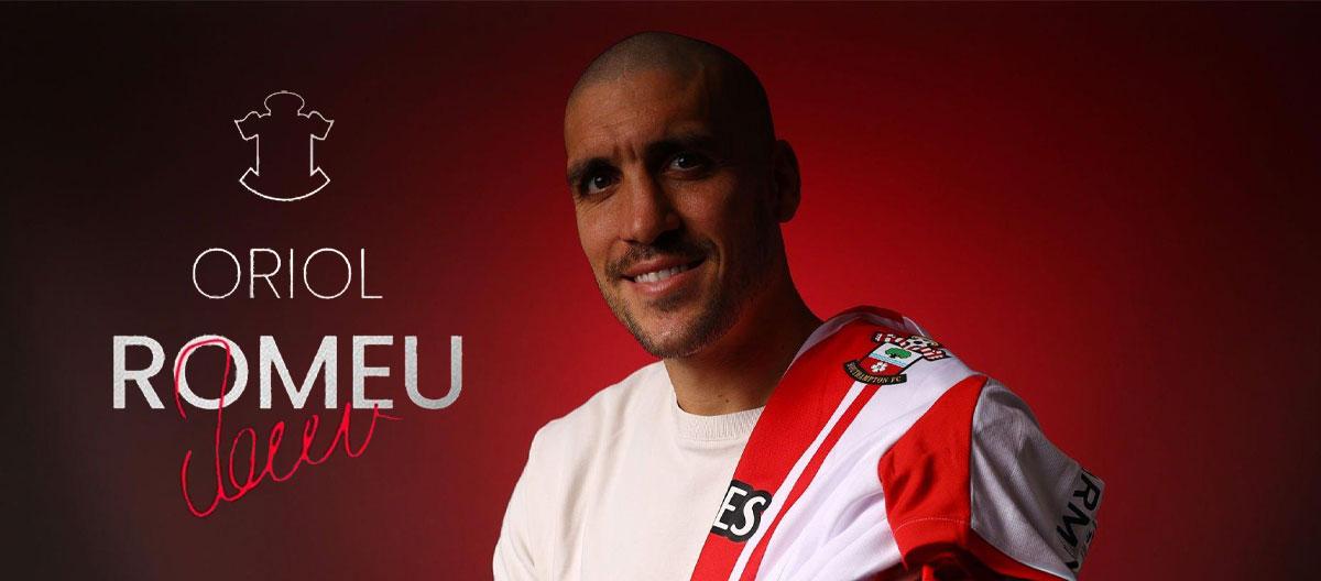 Former Barcelona Spanish defensive midfielder Oriol Romeu rejoins Southampton on a free transfer..