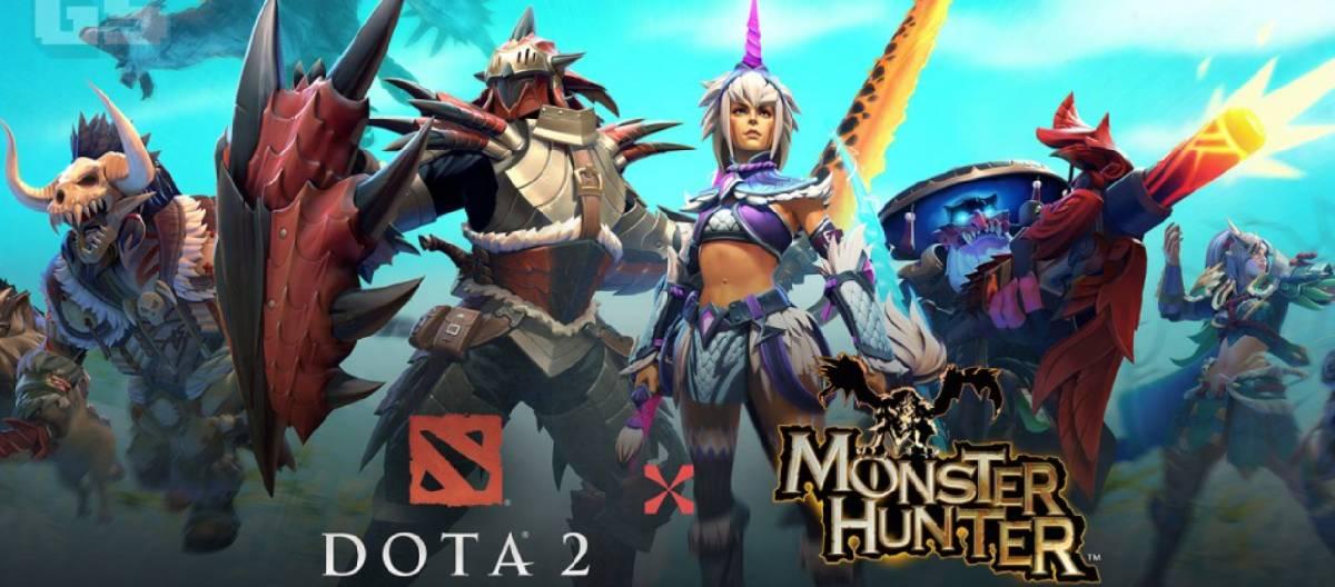 《Dota 2》与《怪物猎人》合作活动开启，带来全新套装、全新宠物以及创新的游戏内狩猎与制作系统