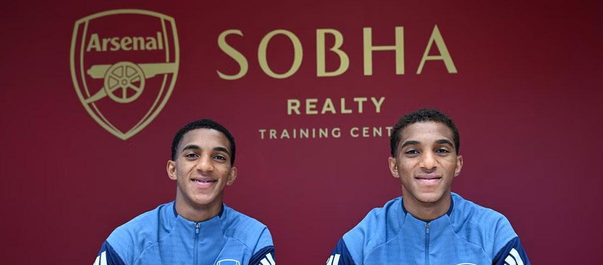 Arsenal officially announce the signing of Independiente del Valle's Ecuadorian twin wonderkids, Edwin and Holger Quintero..