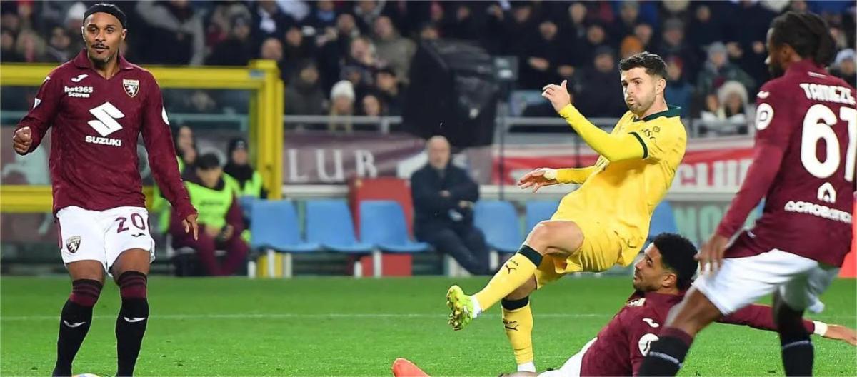 Serie A – Pulisic scores twice as AC Milan come from behind to defeat Torino 3-2.