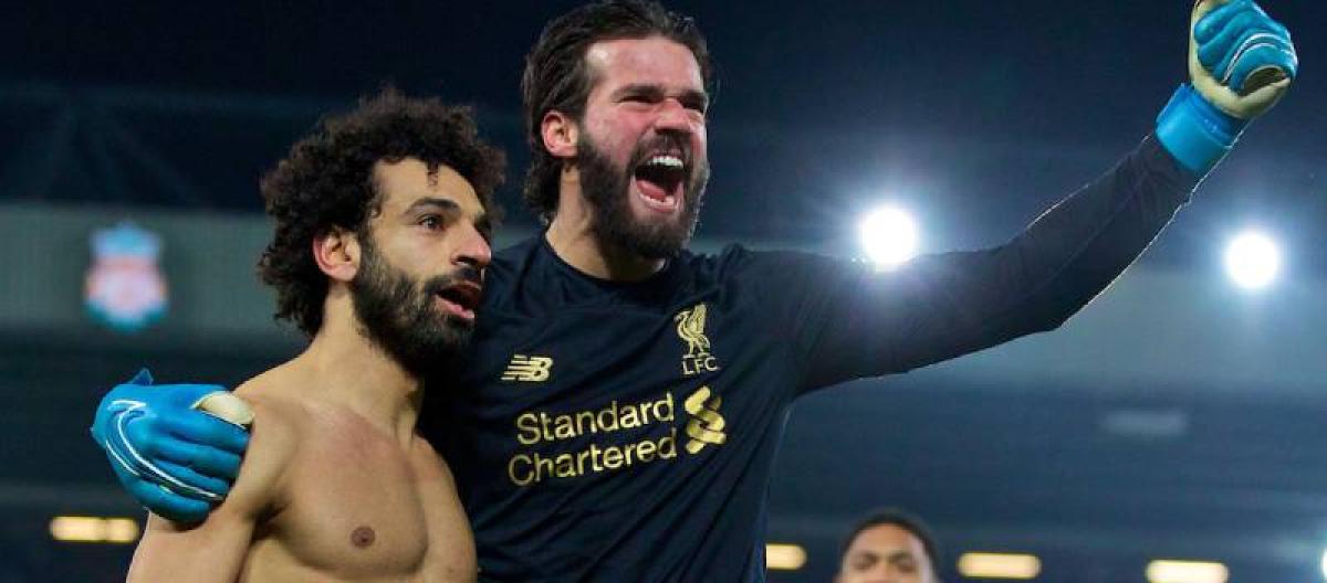 Liverpool goalkeeper Alisson Becker responds to controversy surrounding teammate Salah's interview.