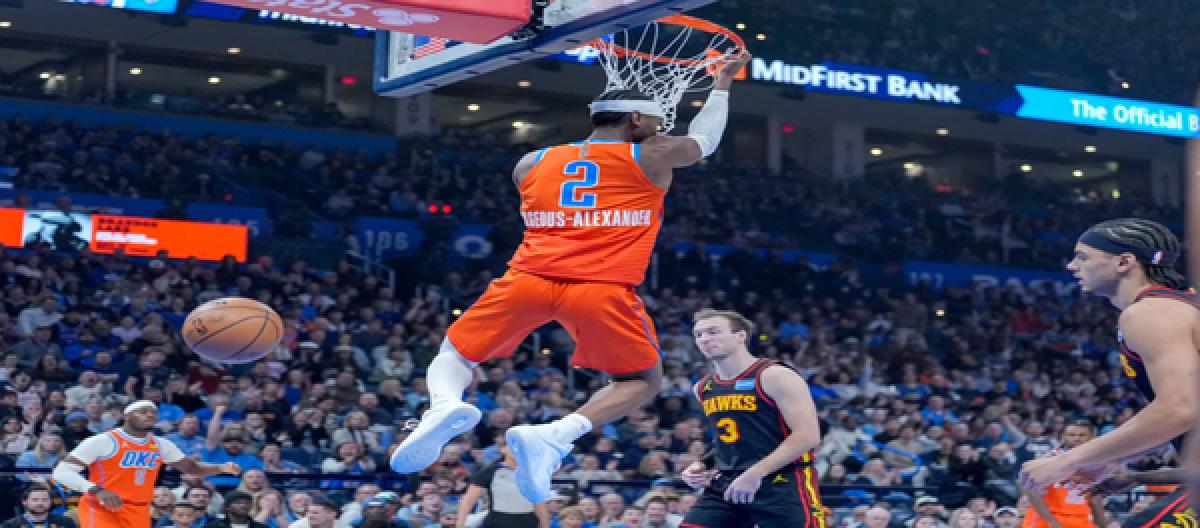 Alexander scored 39 points as the Thunder defeated the Hawks 140-129.